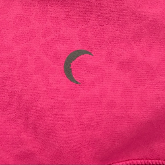 ZYIA Active Hot Pink Leopard Print Leggings 6-8 - Picture 4 of 5